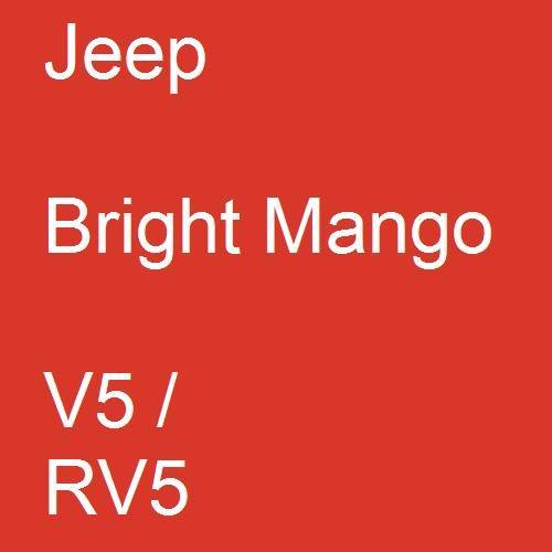 Jeep, Bright Mango, V5 / RV5.